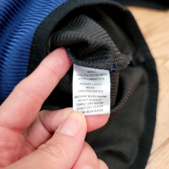 Eastern Mountain Sports Windstopper Jacket Mens Blue Black N25 - Picture 7 of 11